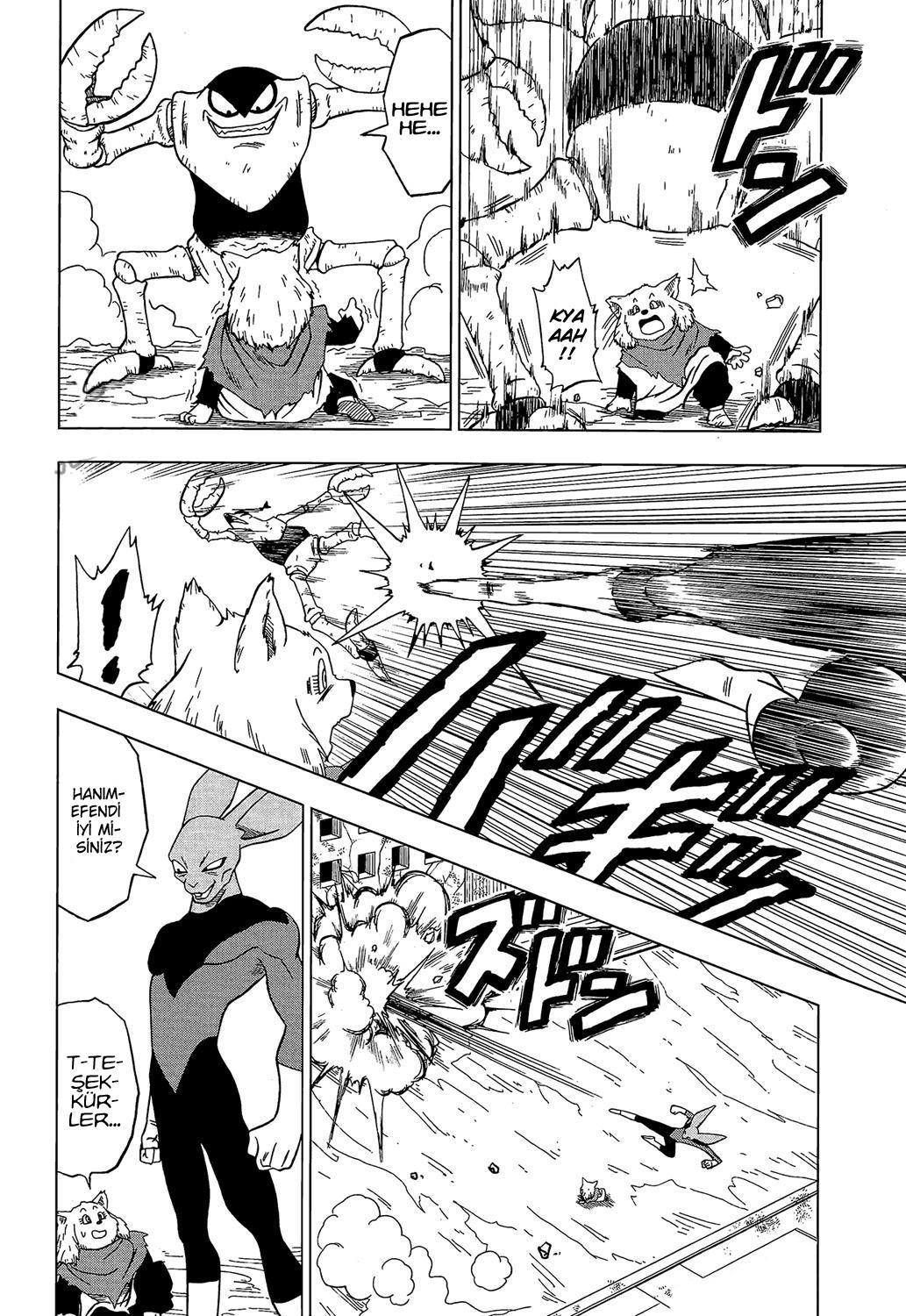 Dragon Ball Super mangasının 30 bölümünün 33. sayfasını okuyorsunuz.