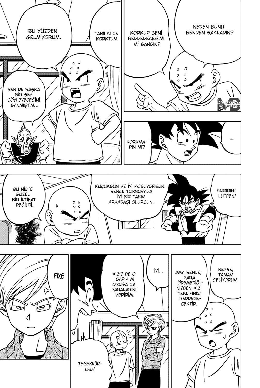 Dragon Ball Super mangasının 32 bölümünün 22. sayfasını okuyorsunuz.