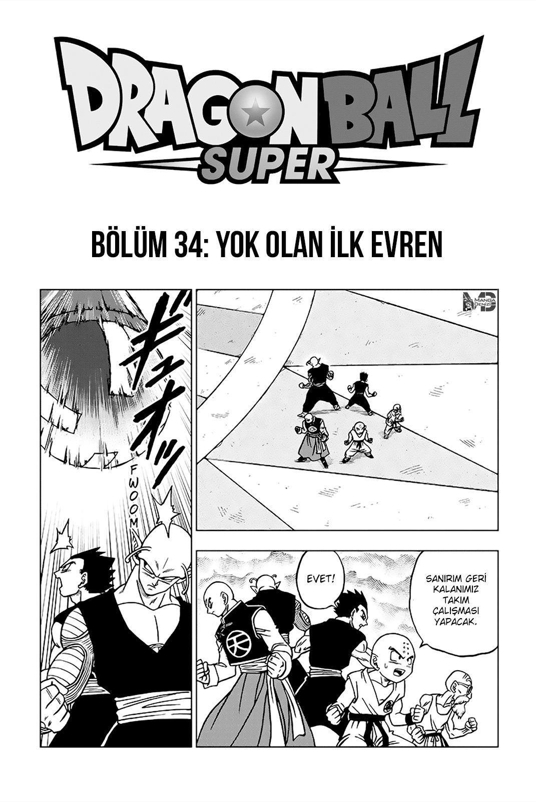 Dragon Ball Super mangasının 34 bölümünün 2. sayfasını okuyorsunuz.