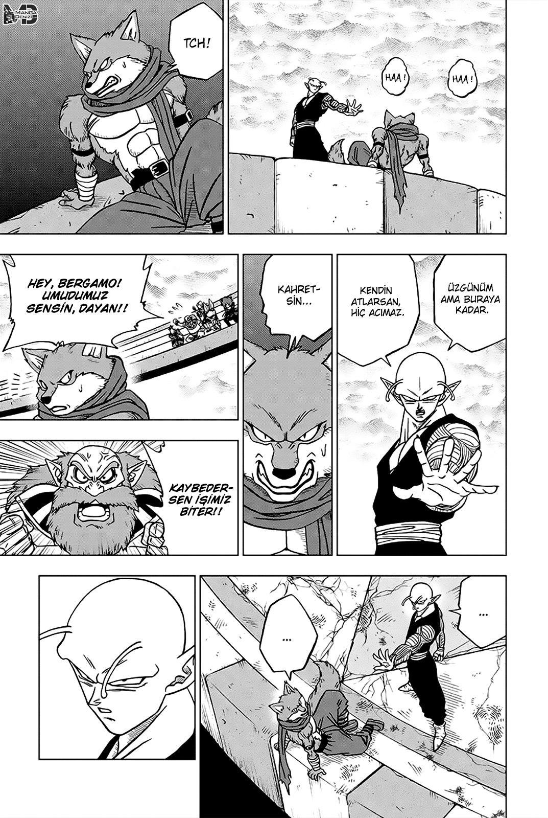 Dragon Ball Super mangasının 34 bölümünün 40. sayfasını okuyorsunuz.