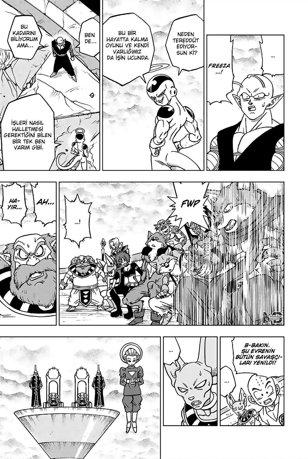 Dragon Ball Super mangasının 34 bölümünün 42. sayfasını okuyorsunuz.