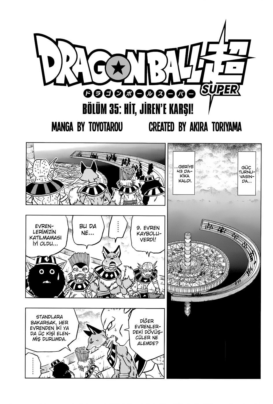 Dragon Ball Super mangasının 35 bölümünün 2. sayfasını okuyorsunuz.