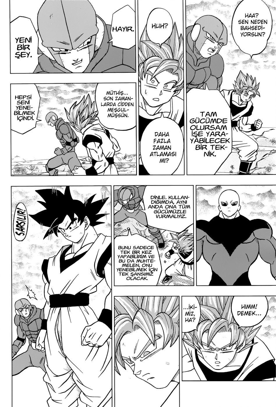 Dragon Ball Super mangasının 35 bölümünün 33. sayfasını okuyorsunuz.