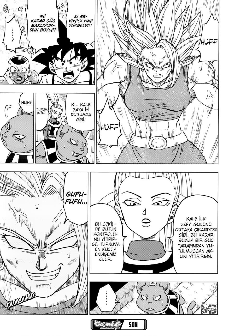 Dragon Ball Super mangasının 37 bölümünün 46. sayfasını okuyorsunuz.