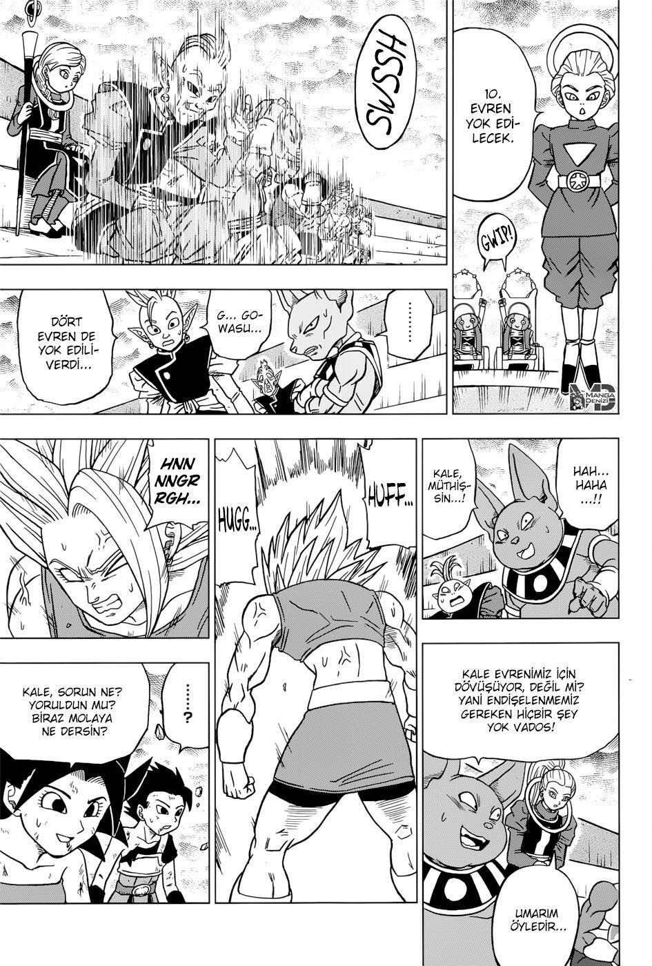 Dragon Ball Super mangasının 38 bölümünün 16. sayfasını okuyorsunuz.