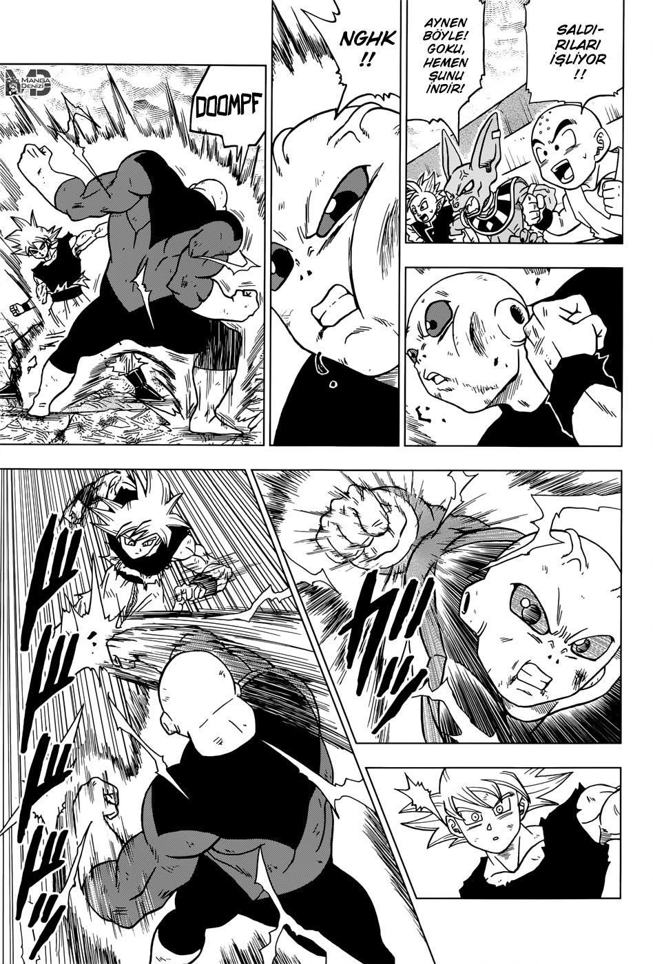 Dragon Ball Super mangasının 41 bölümünün 28. sayfasını okuyorsunuz.