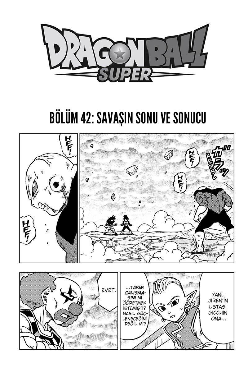 Dragon Ball Super mangasının 42 bölümünün 2. sayfasını okuyorsunuz.