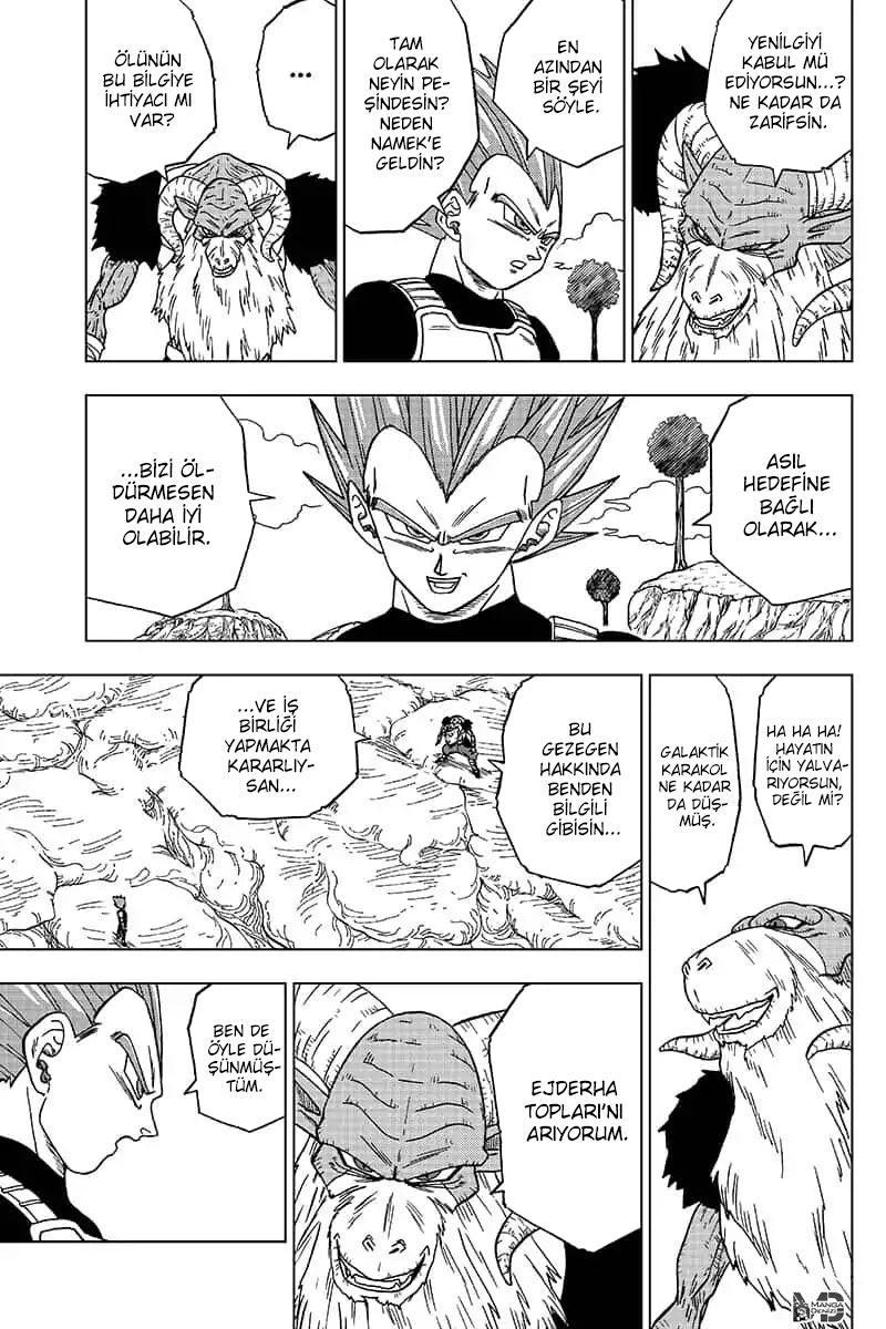 Dragon Ball Super mangasının 45 bölümünün 16. sayfasını okuyorsunuz.