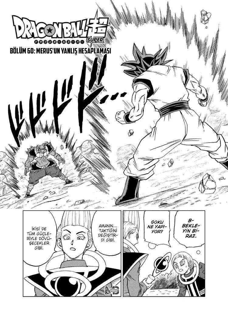 Dragon Ball Super mangasının 60 bölümünün 2. sayfasını okuyorsunuz.