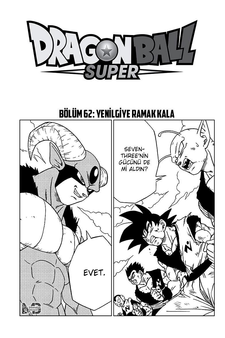 Dragon Ball Super mangasının 62 bölümünün 2. sayfasını okuyorsunuz.