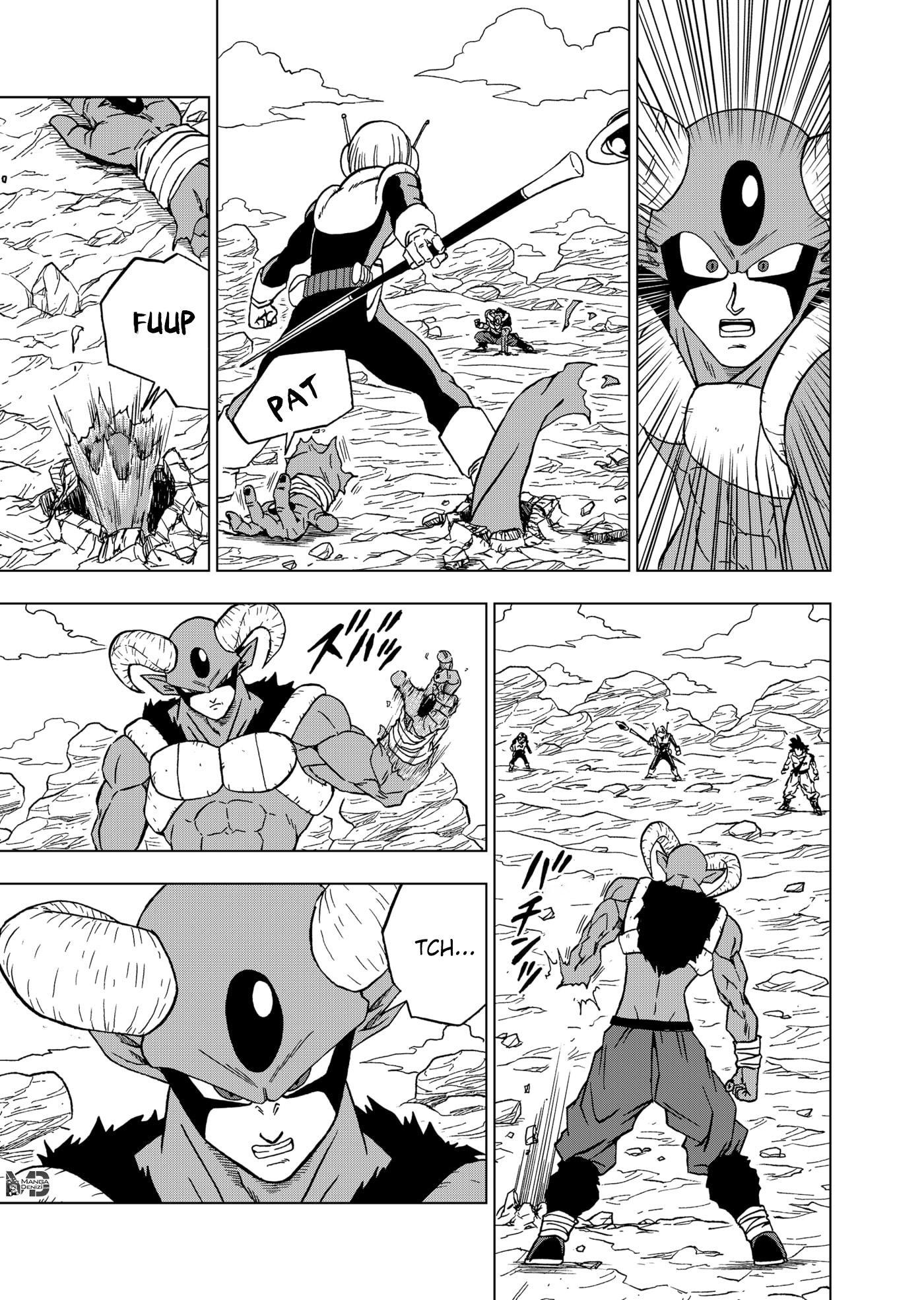 Dragon Ball Super mangasının 63 bölümünün 28. sayfasını okuyorsunuz.