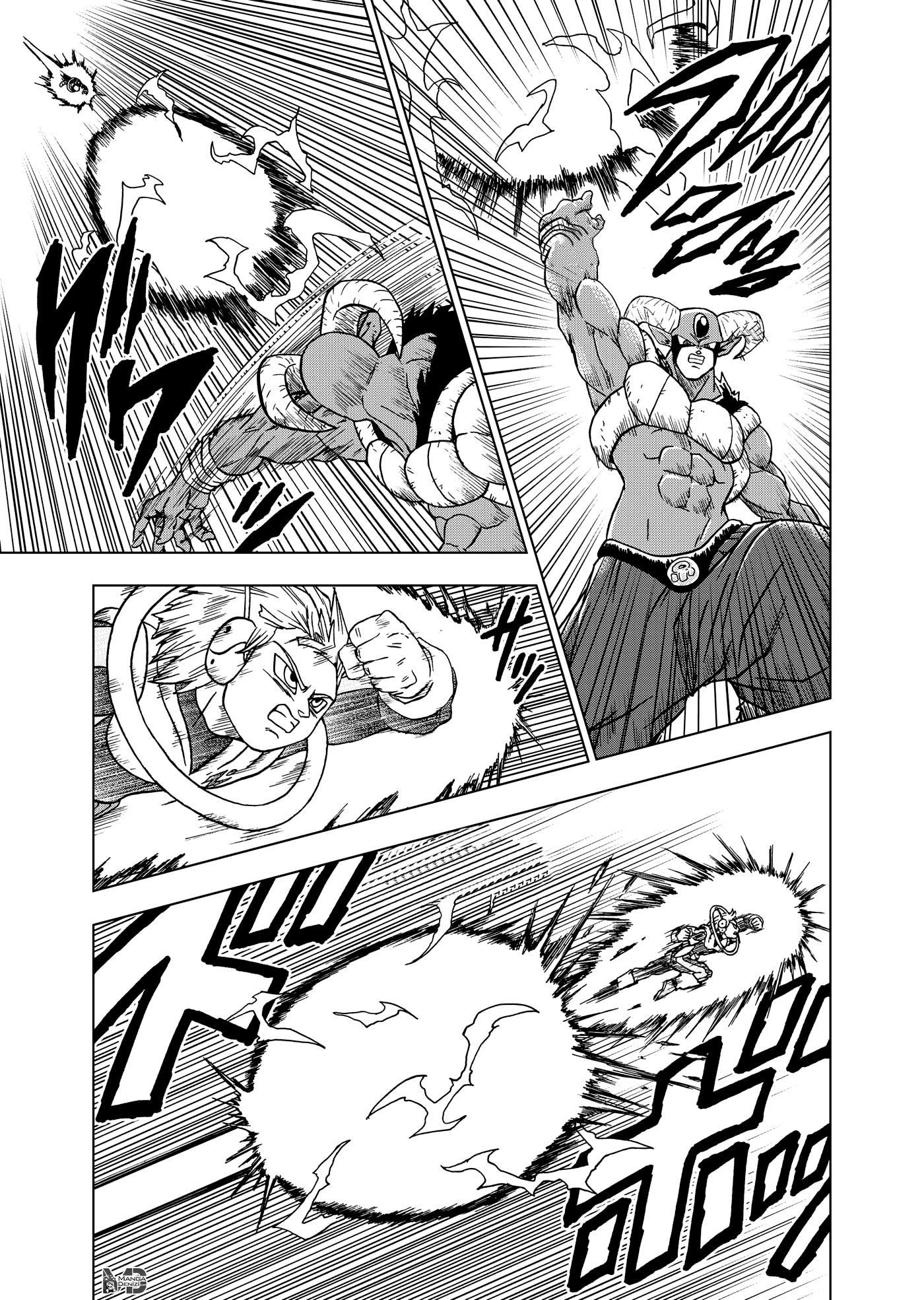 Dragon Ball Super mangasının 63 bölümünün 40. sayfasını okuyorsunuz.