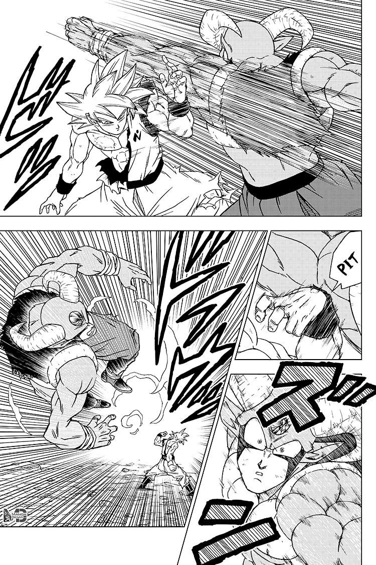 Dragon Ball Super mangasının 64 bölümünün 18. sayfasını okuyorsunuz.