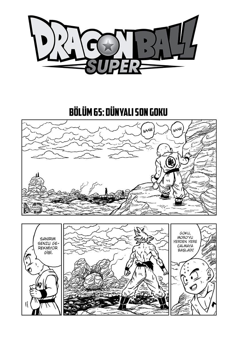Dragon Ball Super mangasının 65 bölümünün 2. sayfasını okuyorsunuz.