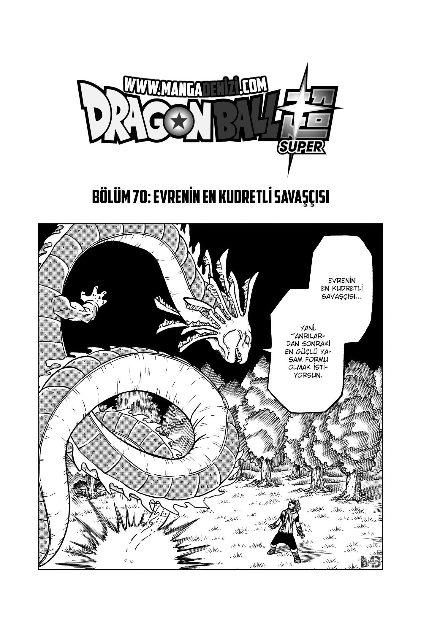 Dragon Ball Super mangasının 70 bölümünün 2. sayfasını okuyorsunuz.