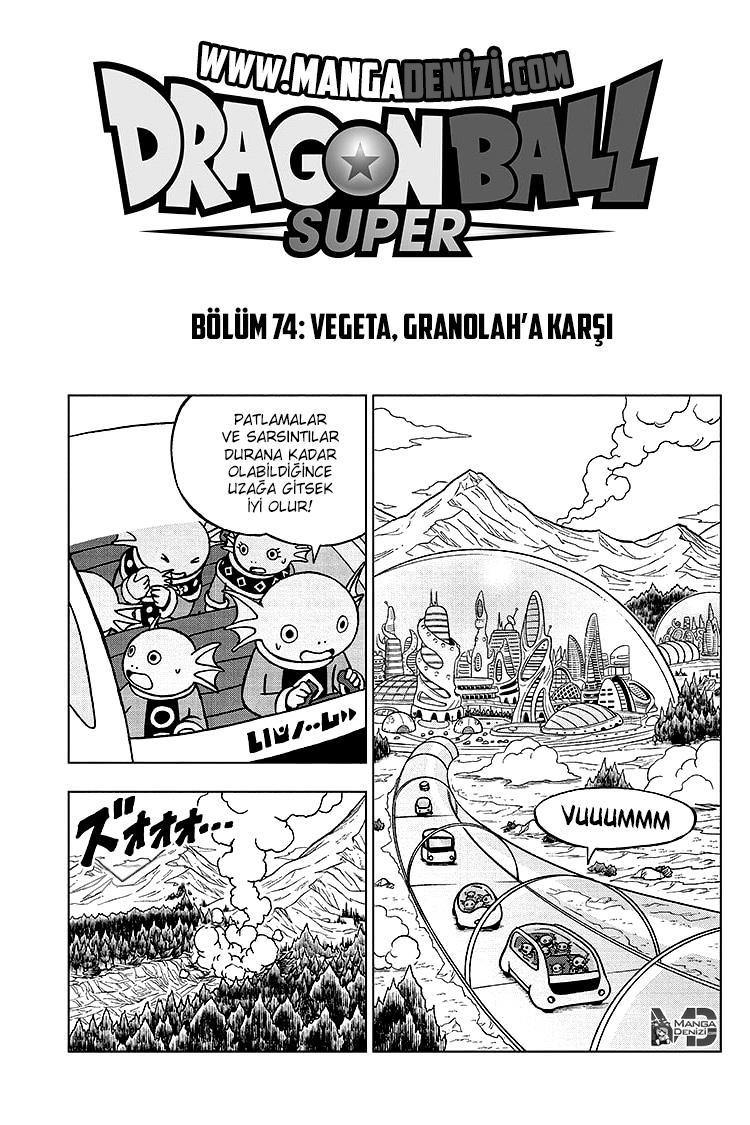 Dragon Ball Super mangasının 74 bölümünün 2. sayfasını okuyorsunuz.