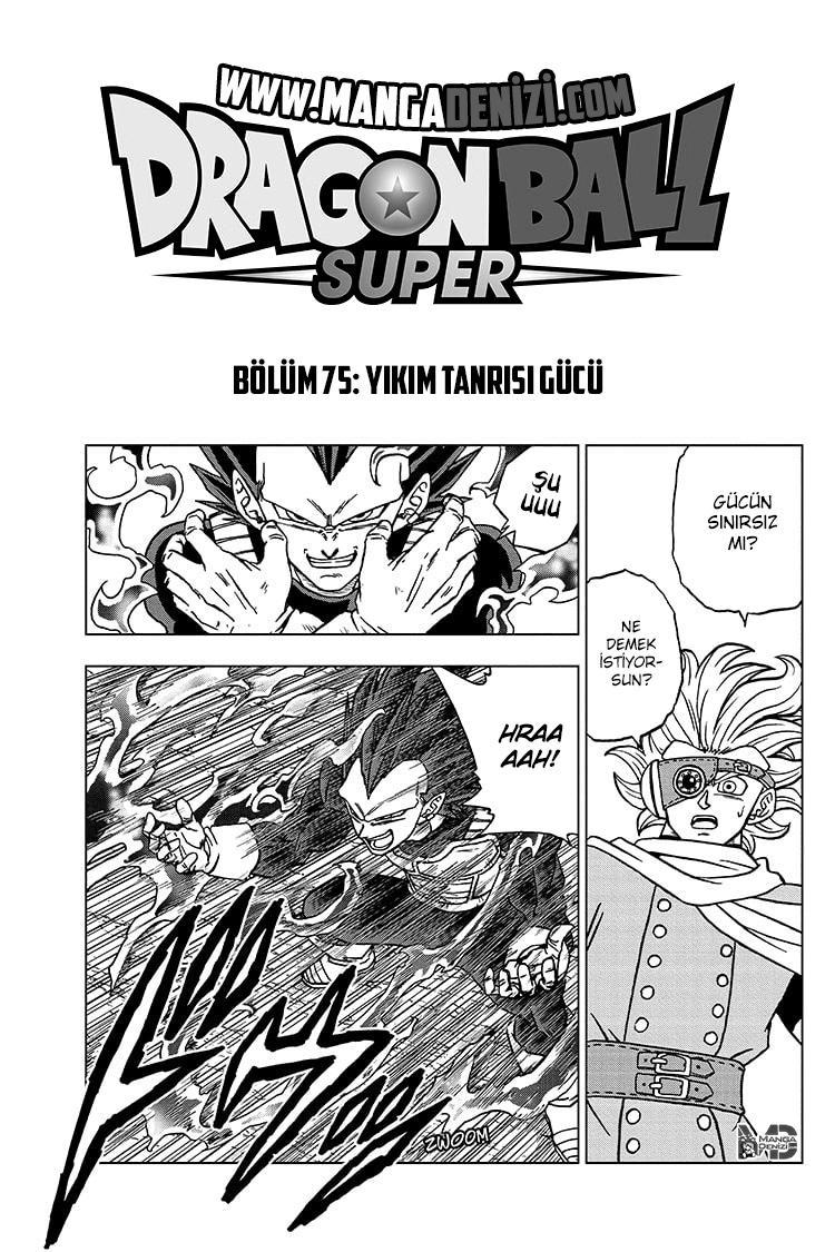 Dragon Ball Super mangasının 75 bölümünün 2. sayfasını okuyorsunuz.