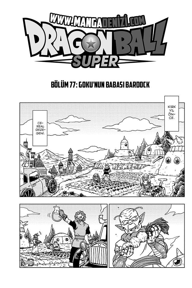 Dragon Ball Super mangasının 77 bölümünün 2. sayfasını okuyorsunuz.