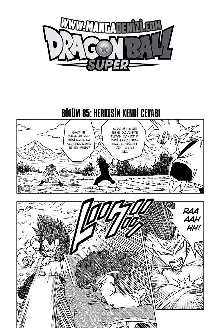 Dragon Ball Super mangasının 85 bölümünün 2. sayfasını okuyorsunuz.