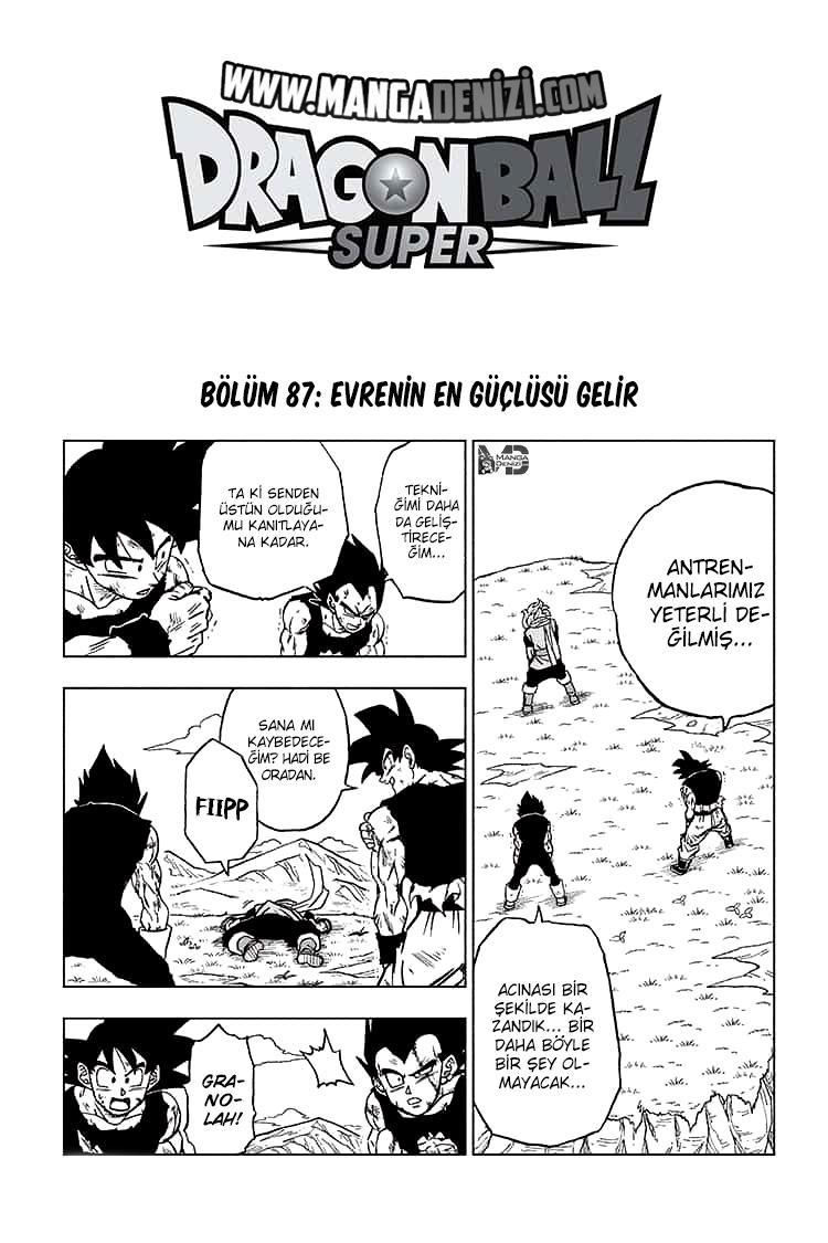 Dragon Ball Super mangasının 87 bölümünün 2. sayfasını okuyorsunuz.