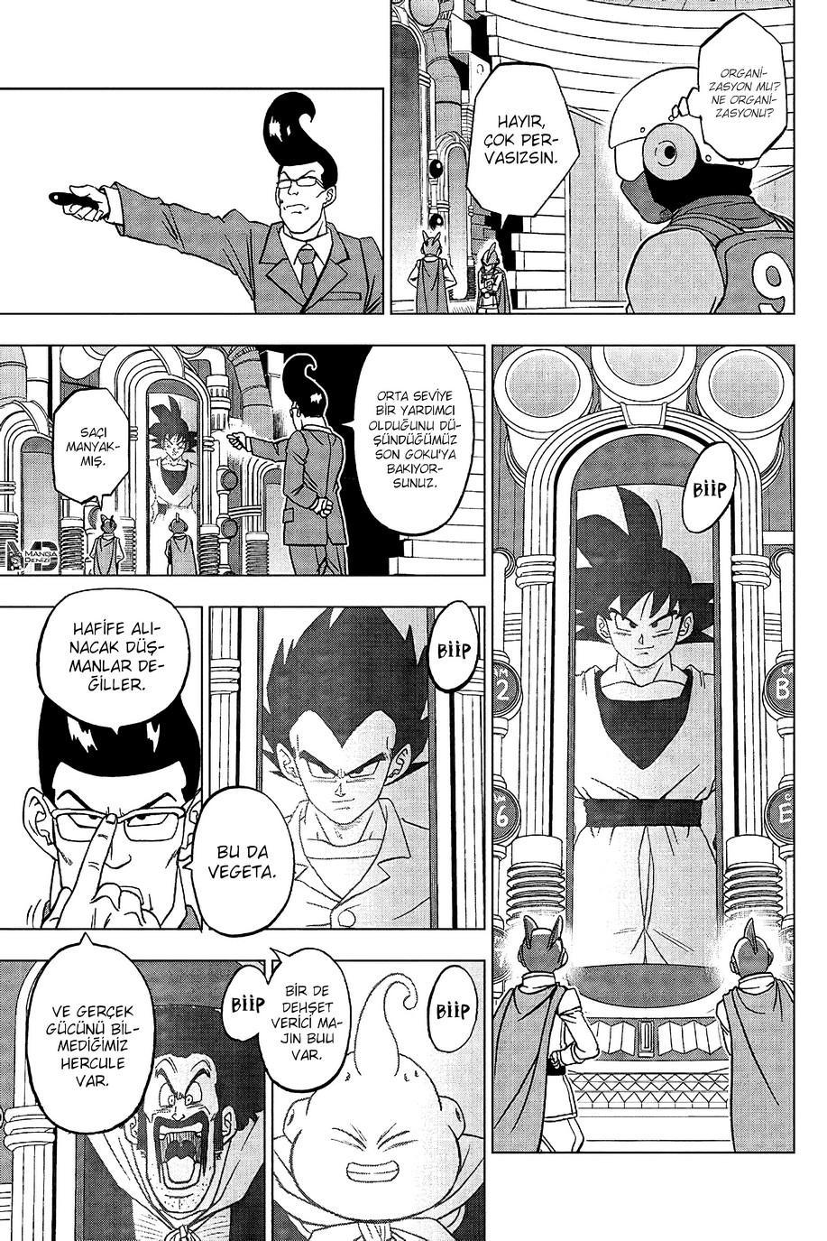 Dragon Ball Super mangasının 92 bölümünün 27. sayfasını okuyorsunuz.