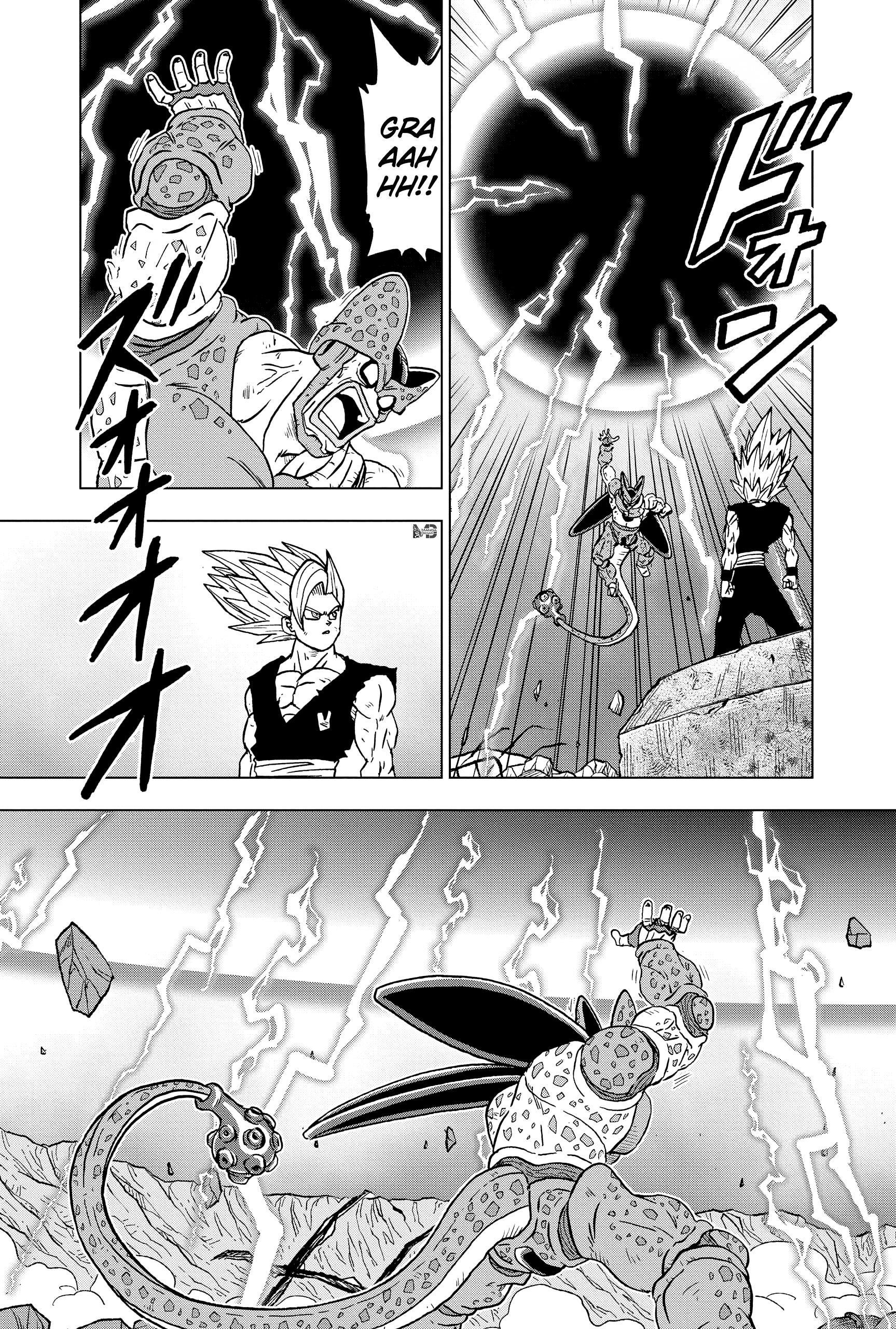 Dragon Ball Super mangasının 99 bölümünün 34. sayfasını okuyorsunuz.