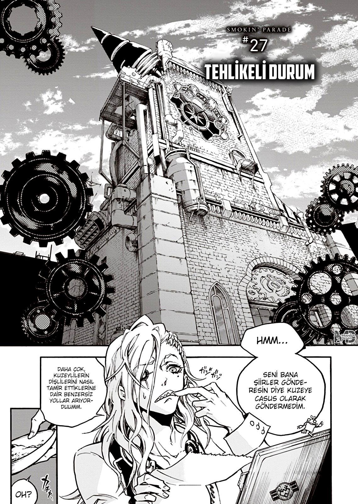 Smokin Parade mangasının 27 bölümünün 2. sayfasını okuyorsunuz.