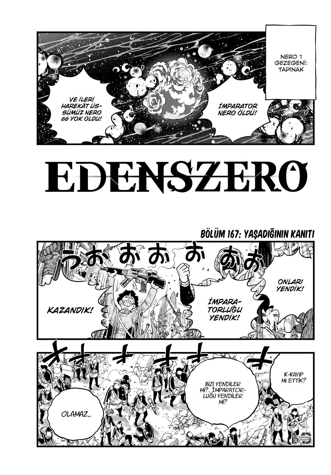 Eden's Zero mangasının 167 bölümünün 2. sayfasını okuyorsunuz.