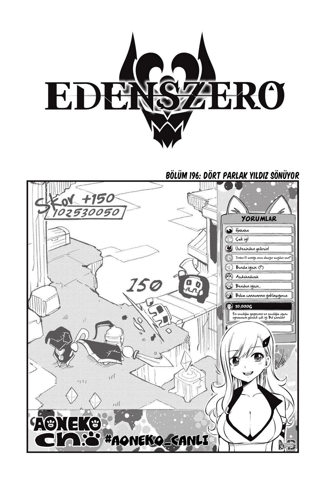 Eden's Zero mangasının 196 bölümünün 2. sayfasını okuyorsunuz.