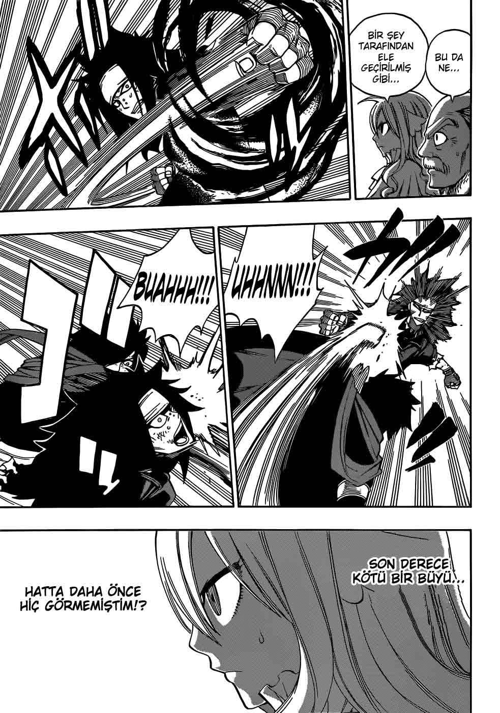 Fairy Tail mangasının 318 bölümünün 15. sayfasını okuyorsunuz.