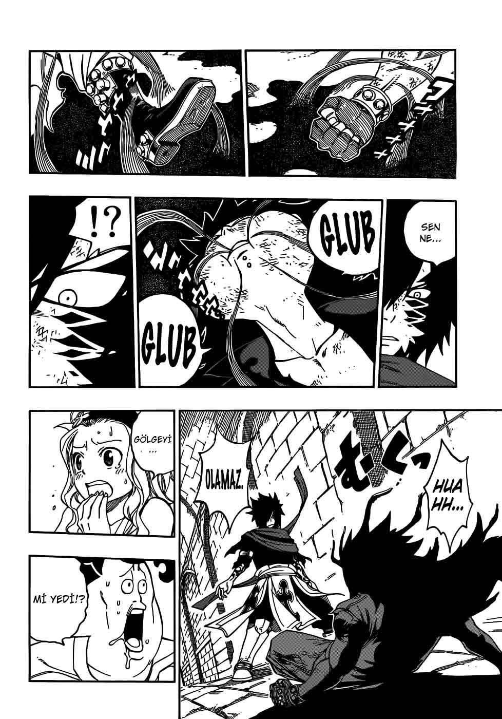 Fairy Tail mangasının 318 bölümünün 22. sayfasını okuyorsunuz.