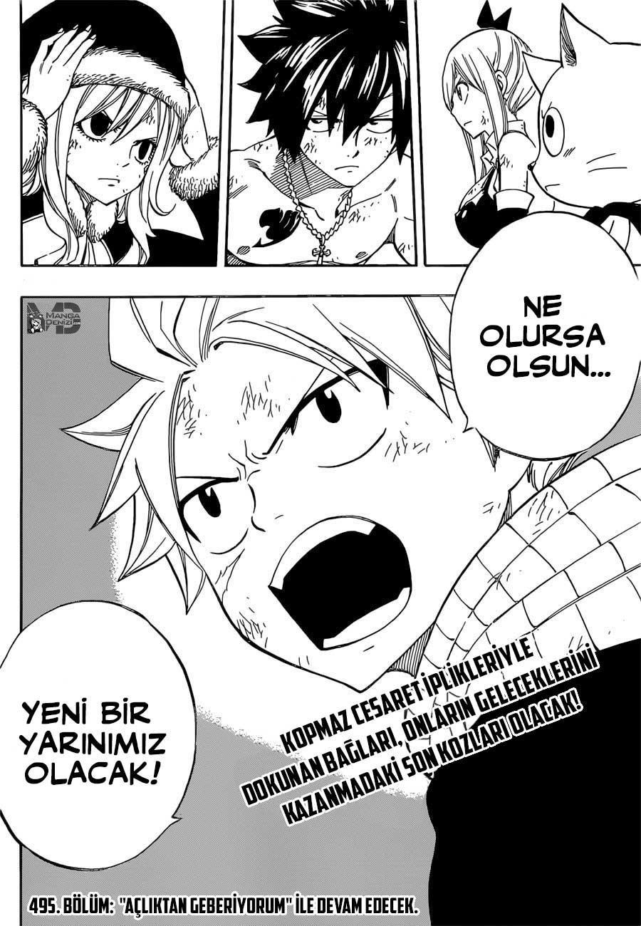 Fairy Tail mangasının 494 bölümünün 19. sayfasını okuyorsunuz.