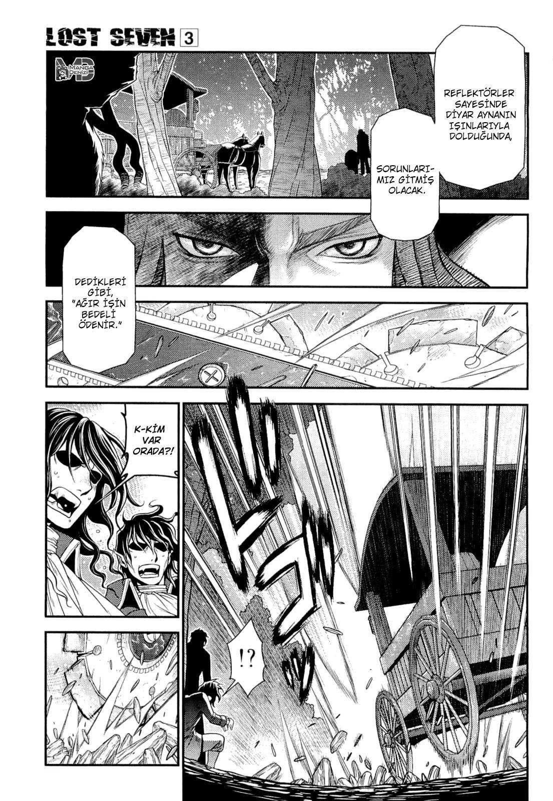 Lost Seven mangasının 11 bölümünün 15. sayfasını okuyorsunuz.