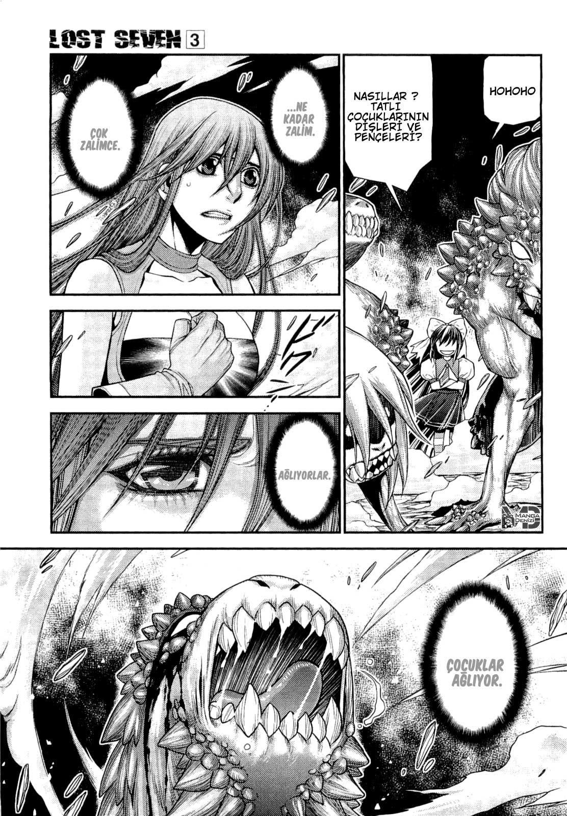 Lost Seven mangasının 13 bölümünün 16. sayfasını okuyorsunuz.