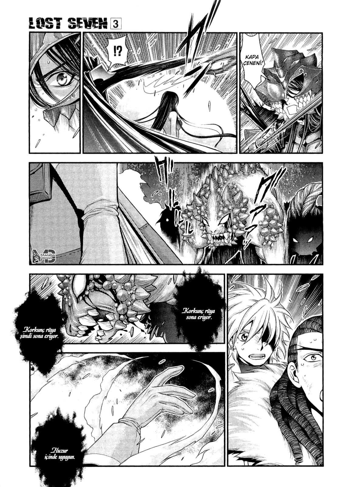 Lost Seven mangasının 13 bölümünün 18. sayfasını okuyorsunuz.