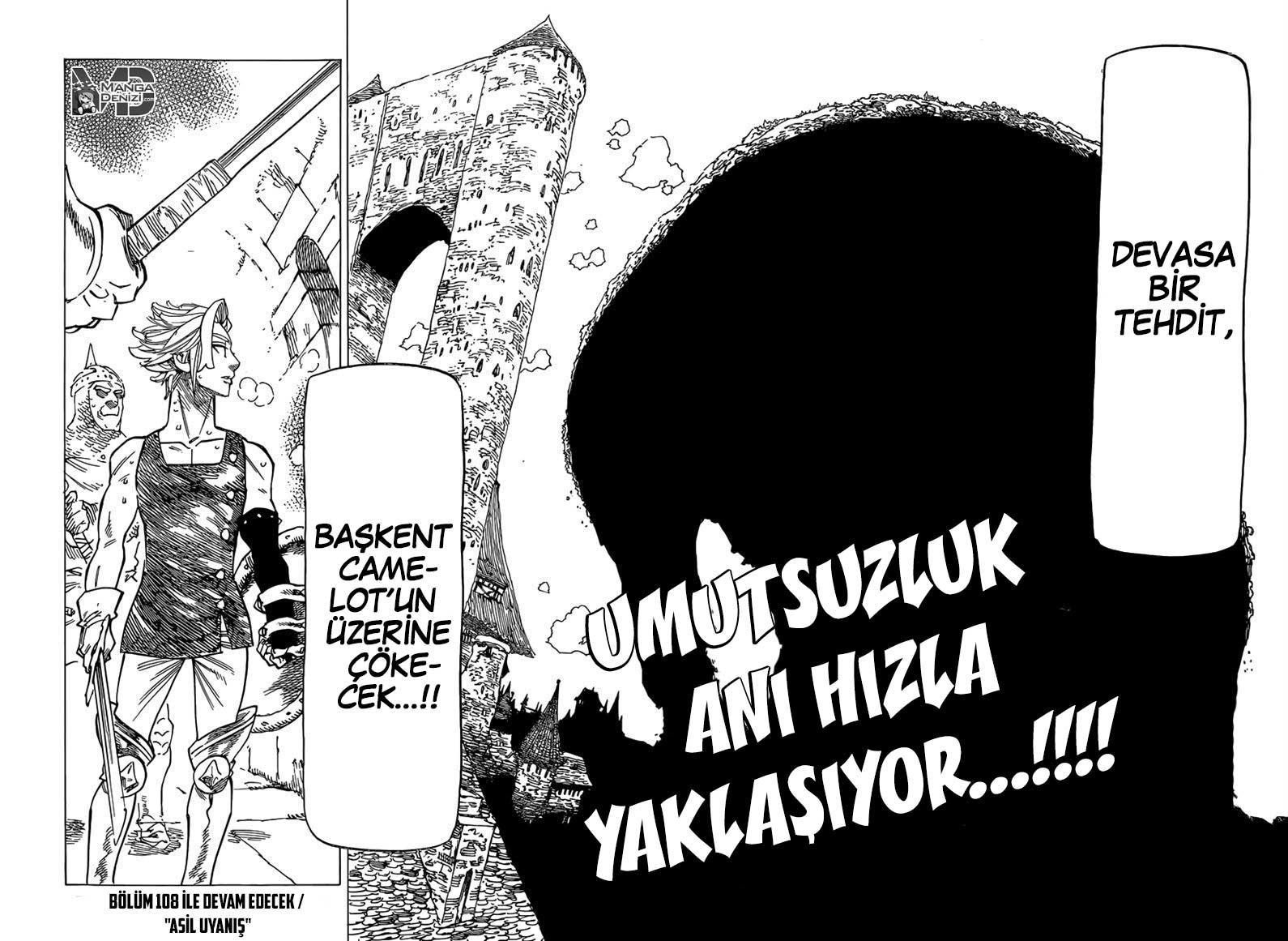 Nanatsu no Taizai mangasının 107 bölümünün 17. sayfasını okuyorsunuz.