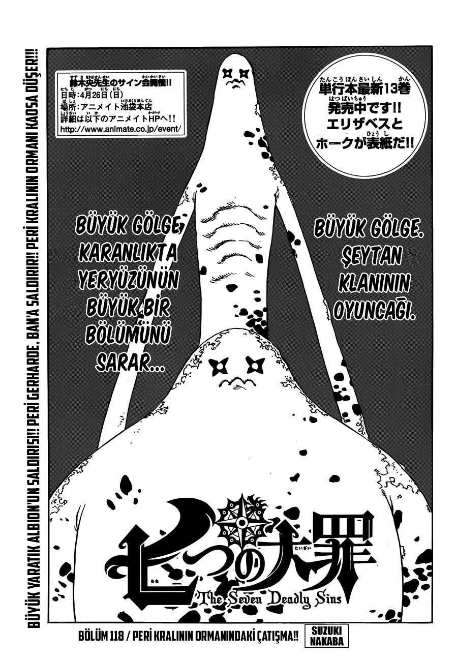 Nanatsu no Taizai mangasının 118 bölümünün 2. sayfasını okuyorsunuz.