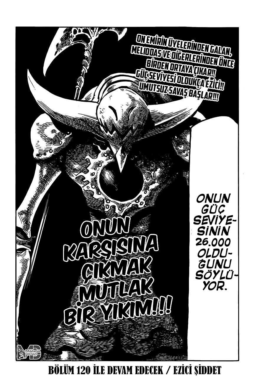 Nanatsu no Taizai mangasının 119 bölümünün 21. sayfasını okuyorsunuz.