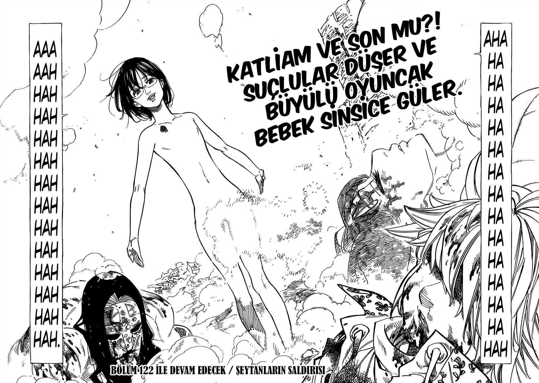 Nanatsu no Taizai mangasının 121 bölümünün 27. sayfasını okuyorsunuz.