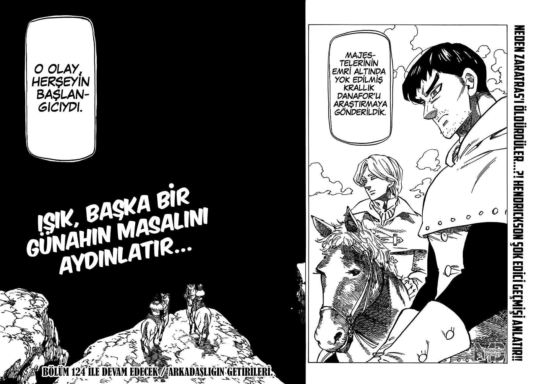 Nanatsu no Taizai mangasının 123 bölümünün 19. sayfasını okuyorsunuz.