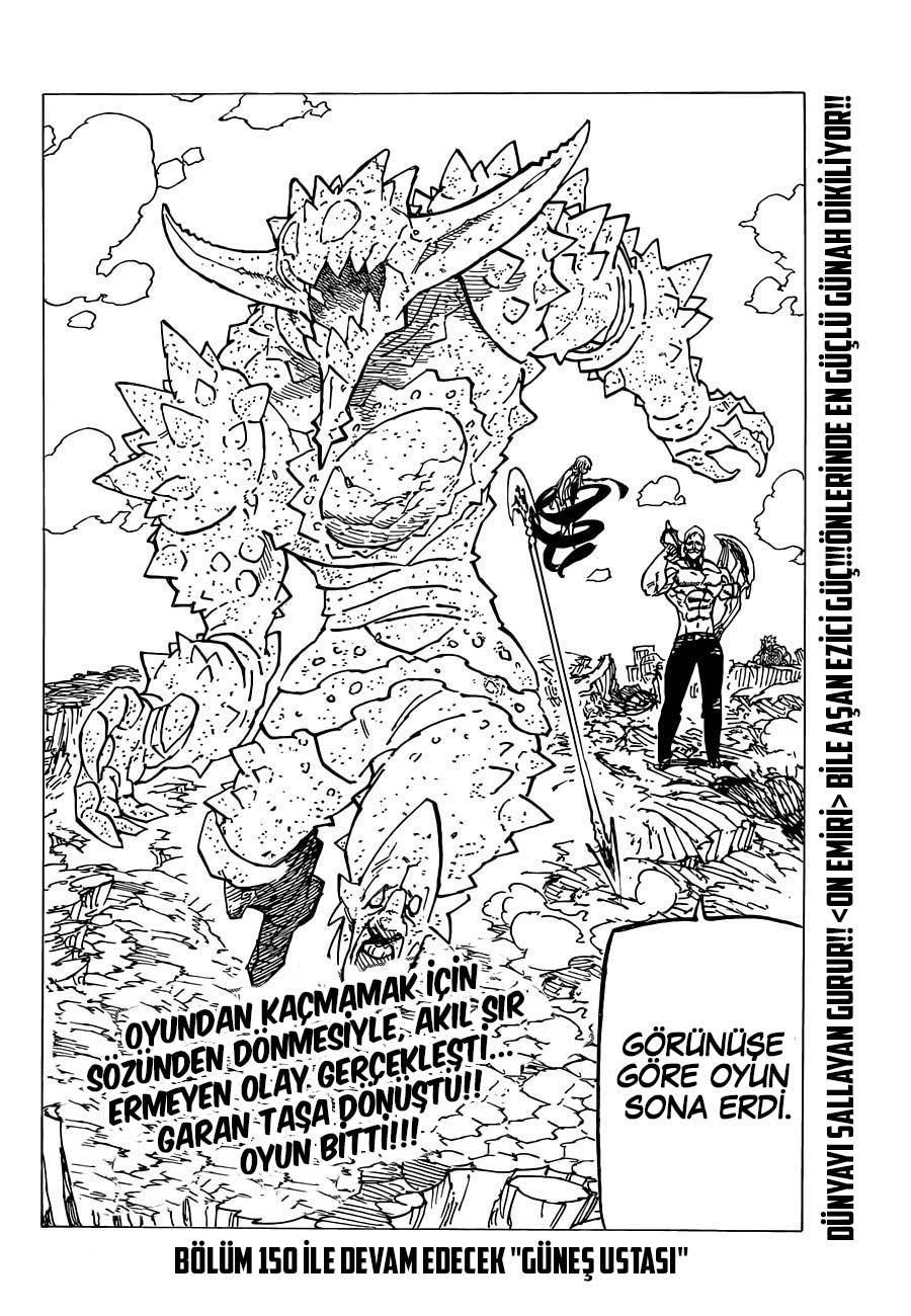 Nanatsu no Taizai mangasının 149 bölümünün 20. sayfasını okuyorsunuz.