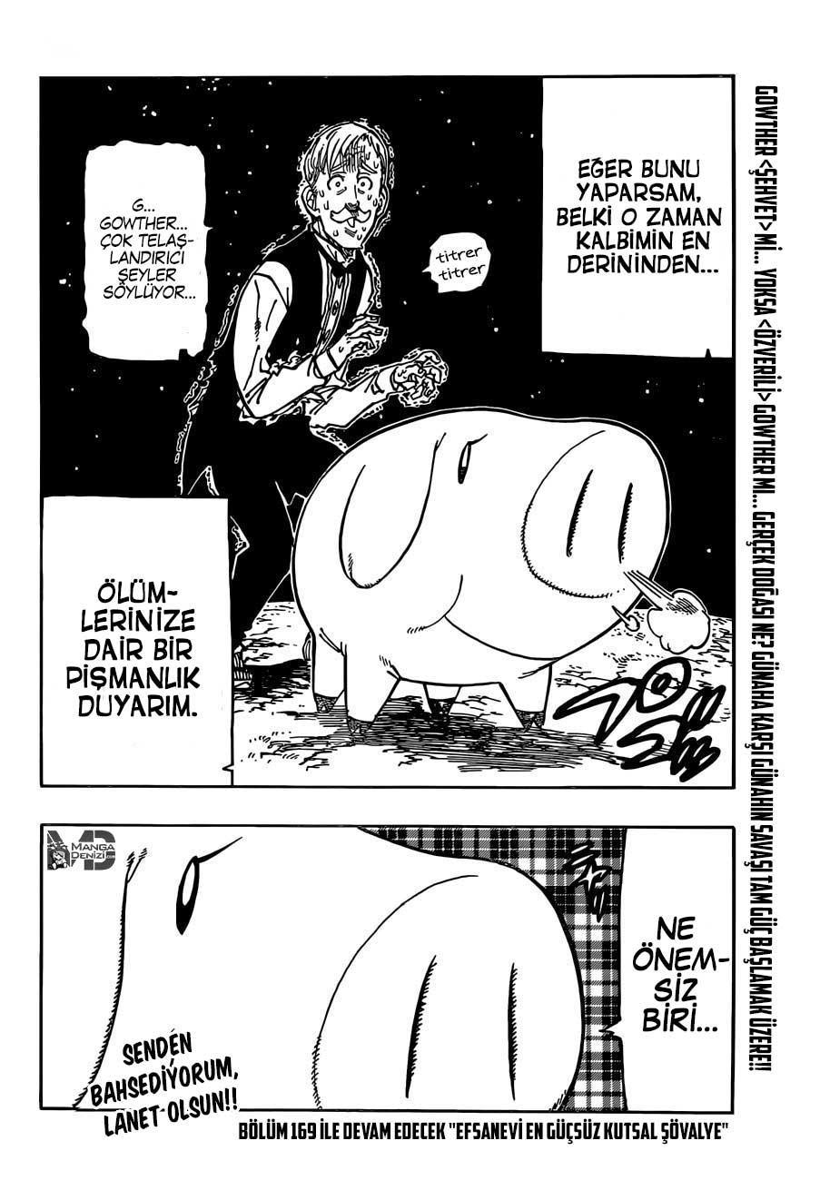 Nanatsu no Taizai mangasının 168 bölümünün 25. sayfasını okuyorsunuz.