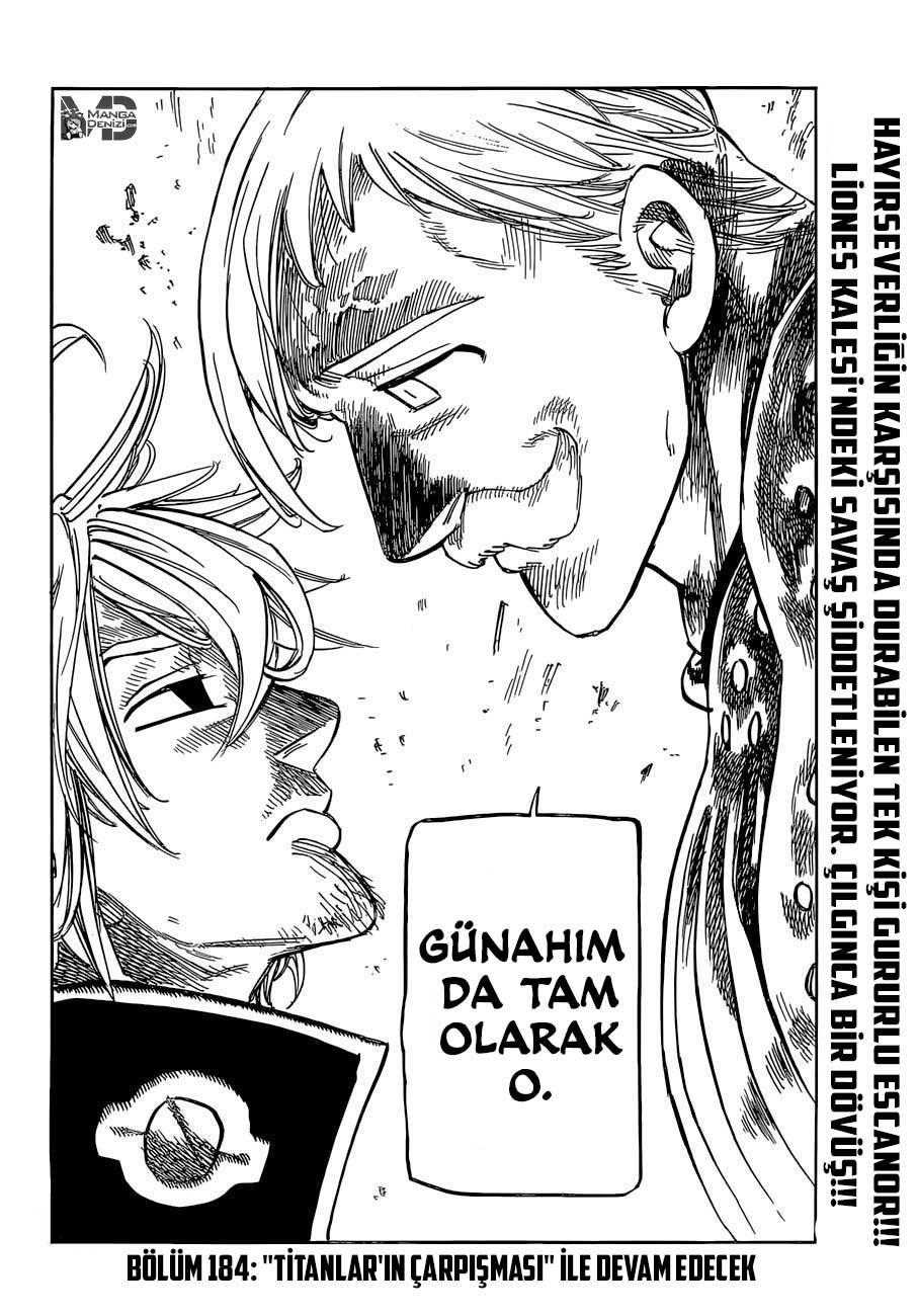 Nanatsu no Taizai mangasının 183 bölümünün 17. sayfasını okuyorsunuz.