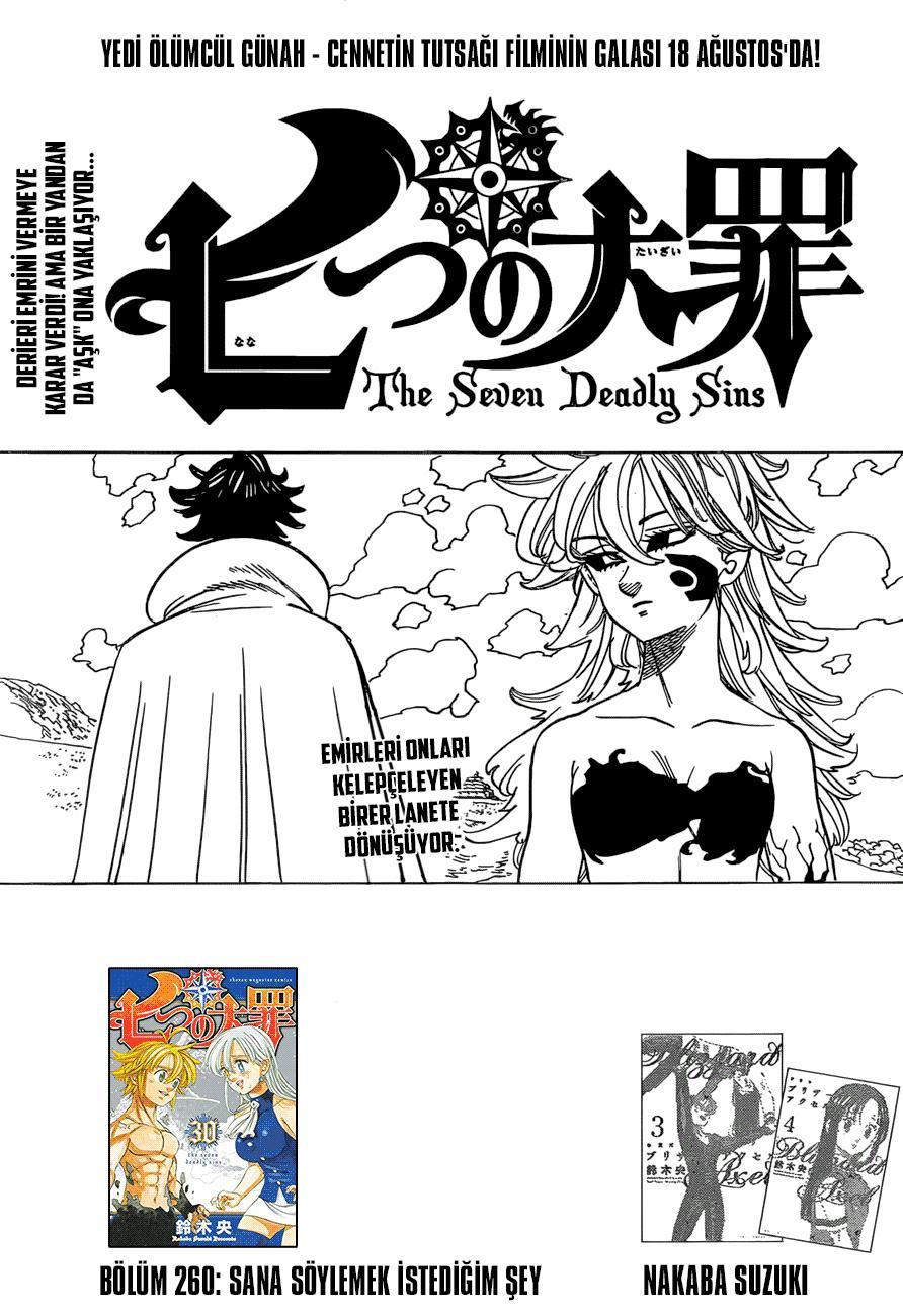 Nanatsu no Taizai mangasının 260 bölümünün 2. sayfasını okuyorsunuz.