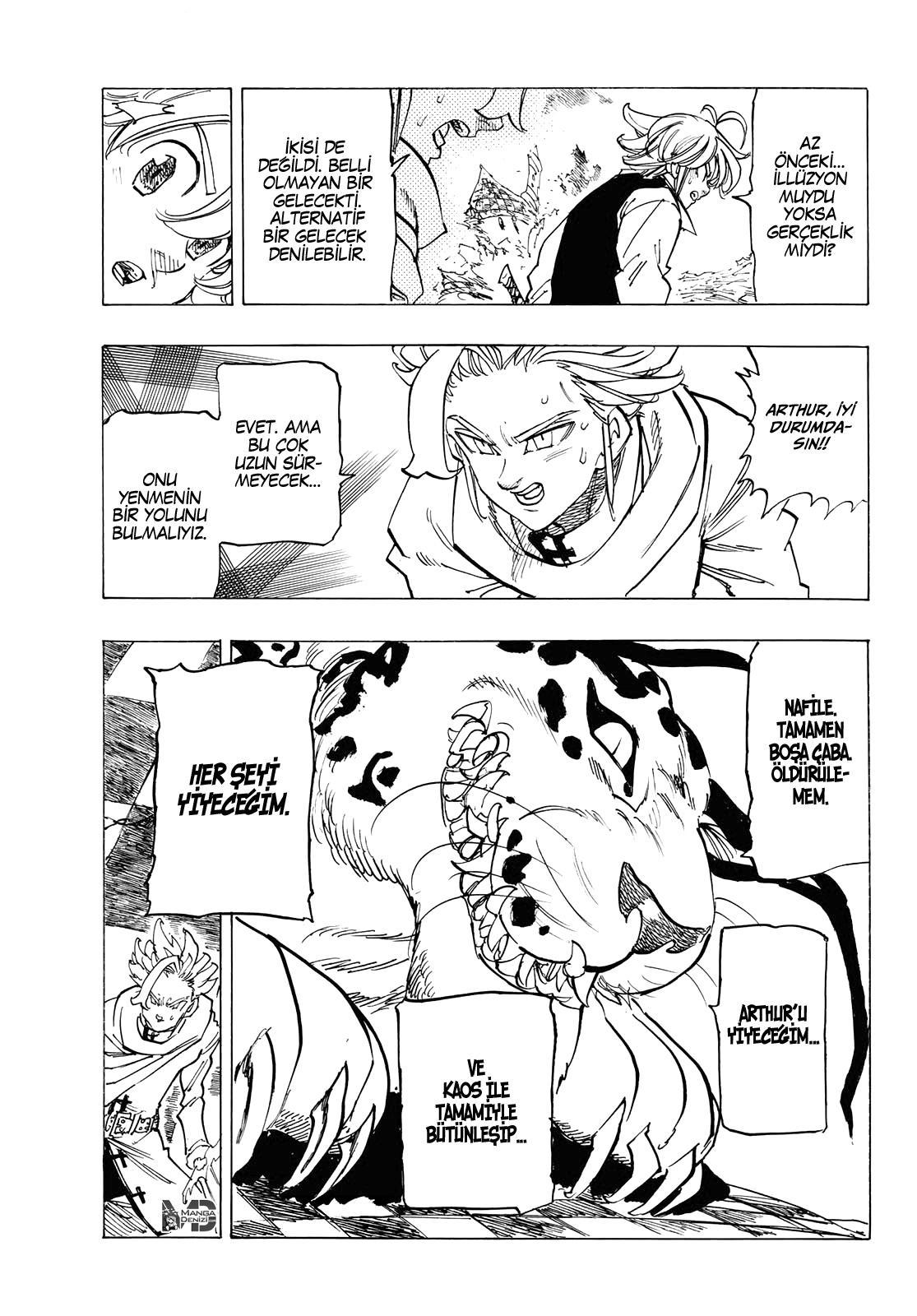 Nanatsu no Taizai mangasının 342 bölümünün 19. sayfasını okuyorsunuz.