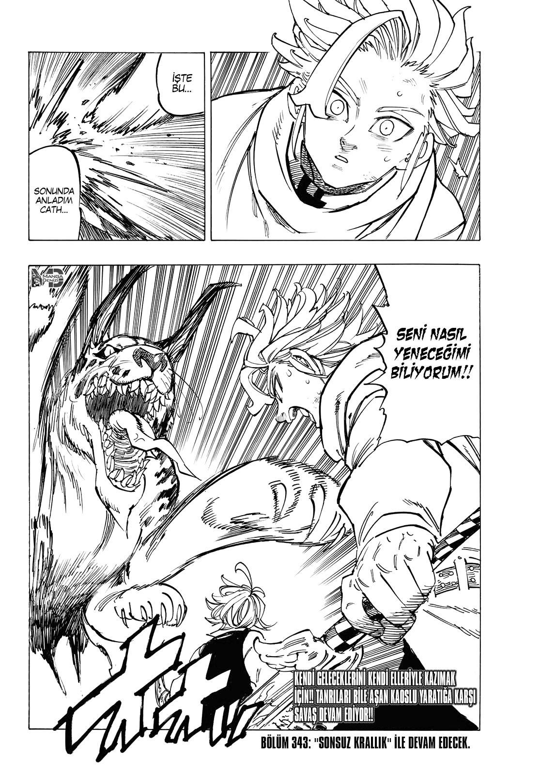 Nanatsu no Taizai mangasının 342 bölümünün 20. sayfasını okuyorsunuz.