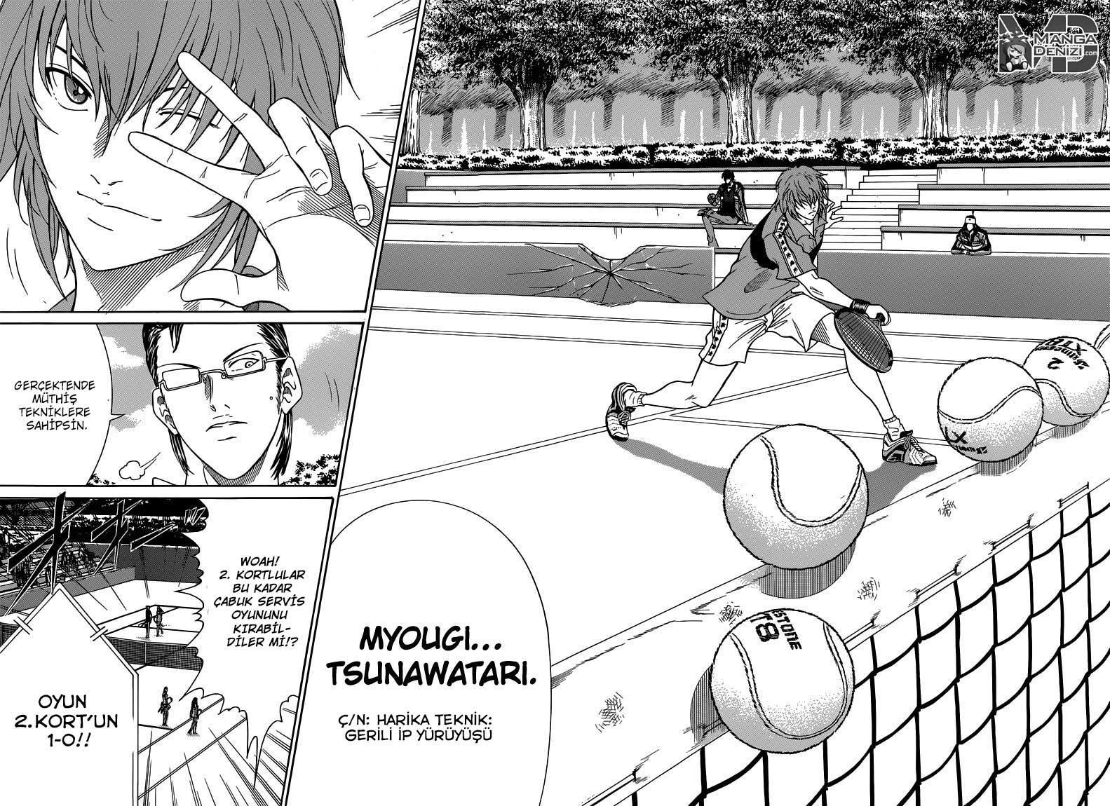 New Prince of Tennis mangasının 085 bölümünün 9. sayfasını okuyorsunuz.