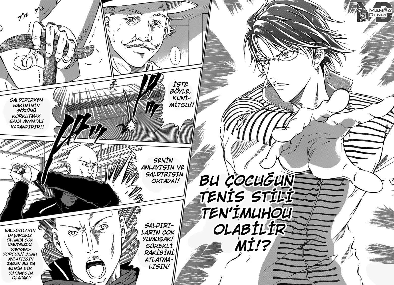 New Prince of Tennis mangasının 135 bölümünün 13. sayfasını okuyorsunuz.