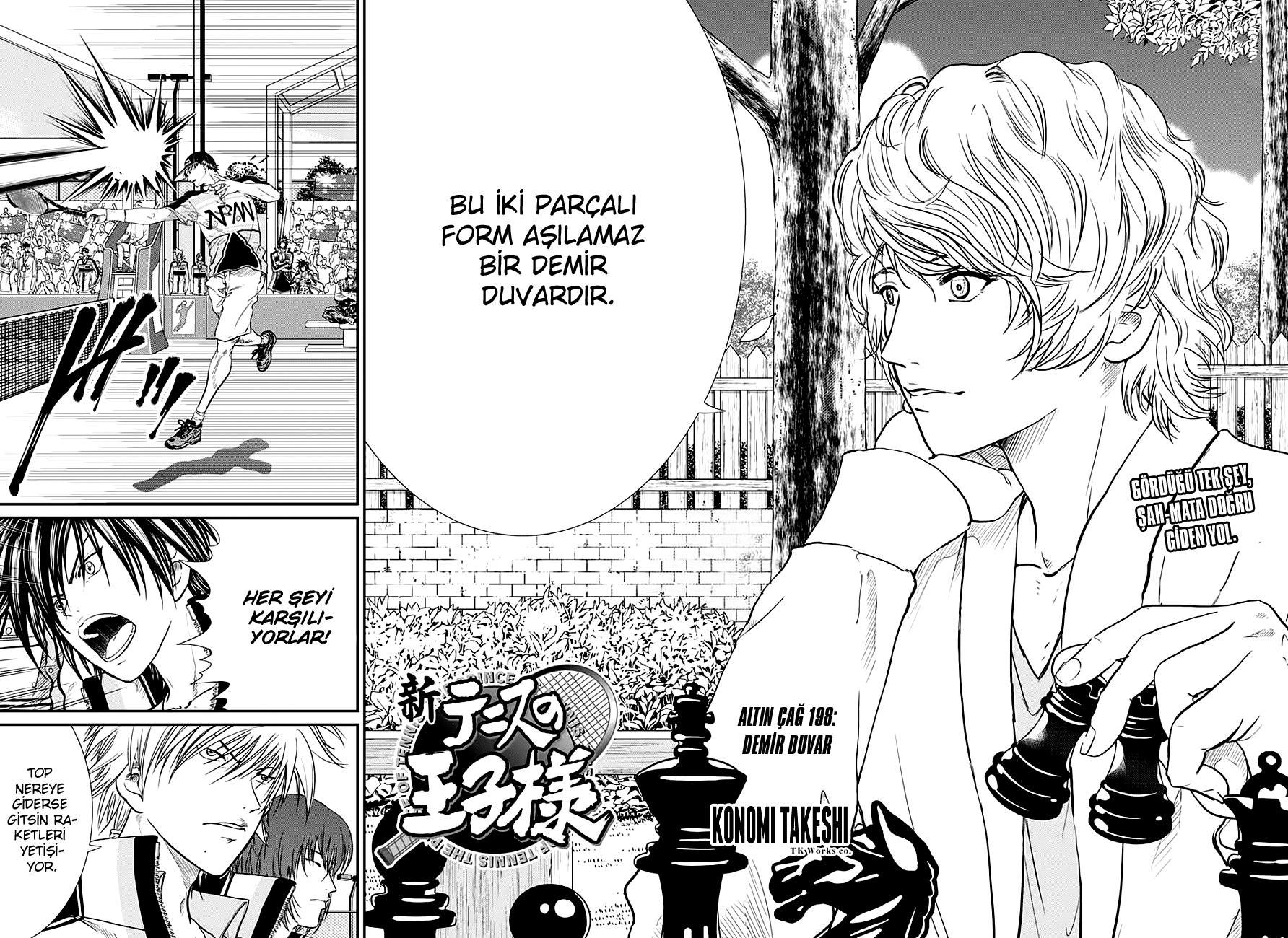 New Prince of Tennis mangasının 198 bölümünün 3. sayfasını okuyorsunuz.