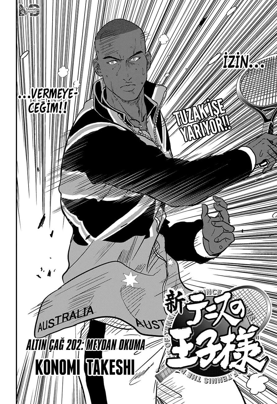 New Prince of Tennis mangasının 202 bölümünün 3. sayfasını okuyorsunuz.